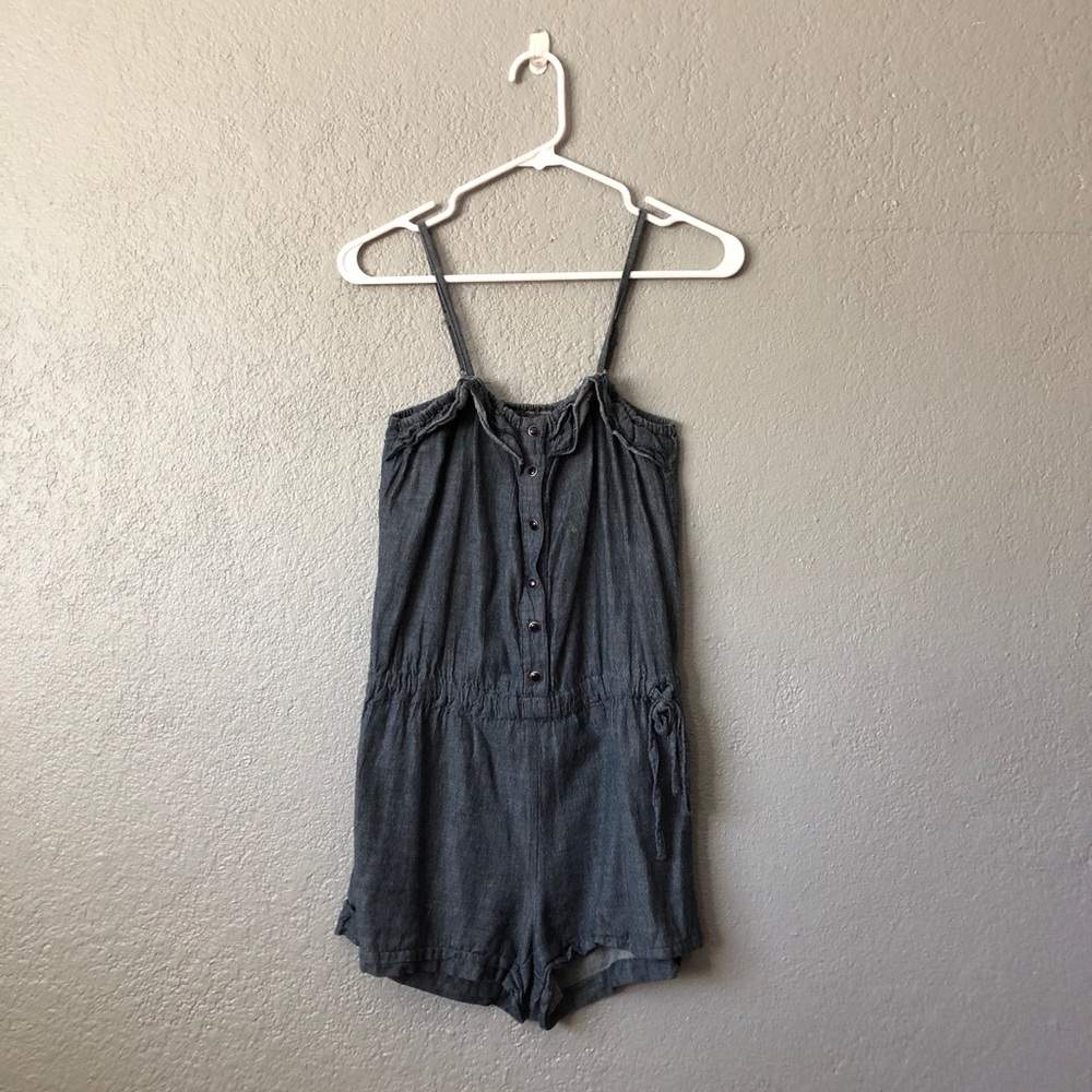 Denim Romper